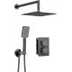 Concealed shower set with thermostatic BOX