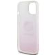 7. Hello Kitty IML Gradient Electrop Kitty Head case for iPhone 15 - pink