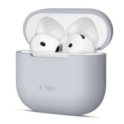 Tech-Protect Silicone Case for Apple AirPods 4 - Gray