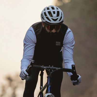 8. Rockbros TLMJ002 ROAD TO SKY windproof vest insulated L - black