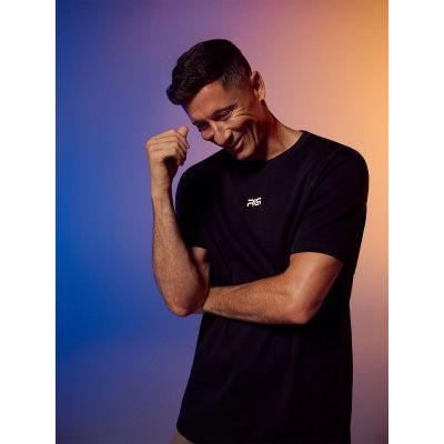 Men's regular-fit plain T-shirt 4F | Robert Lewandowski RL9KSS26TTSHM3937-20S