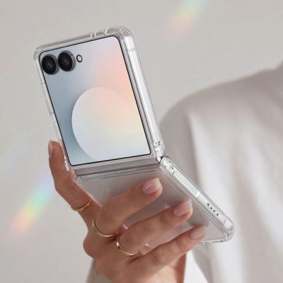4. Tech-Protect FlexAir Hybrid Case for Samsung Galaxy Z Flip 8 - Transparent