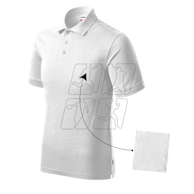 2. Men's Resist Heavy Polo Shirt (White 00 (brand label))