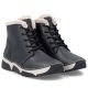 4. Women's leather ankle boots, insulated, black, Rieker 45946-00