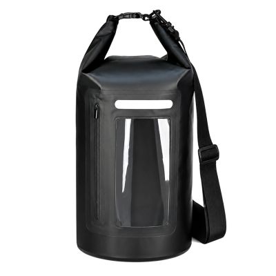 WNA-15L waterproof bag for a 15 l sup kayak with an RFID blocking divider - black