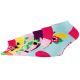 Skechers 6PPK Girls Casual Fancy Sneaker Socks SK43082-4203 Multicolor 27-30