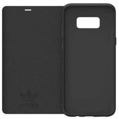 3. Adidas OR Booklet Case Basic for Samsung Galaxy S8+ - Black