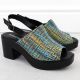 14. Women’s Block-Heel Woven Sandals M.Daszyński MR23126-7