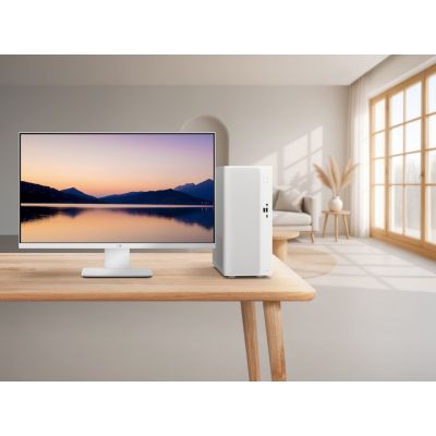 5. ASUS V500 Mini Tower V501MV-05210H052W Intel Core 5 210H 8GB DDR5-SDRAM 512GB SSD Windows 11 Home PC Black, Wood