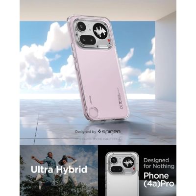 5. Spigen Ultra Hybrid Case for Nothing Phone 4A Pro - Transparent
