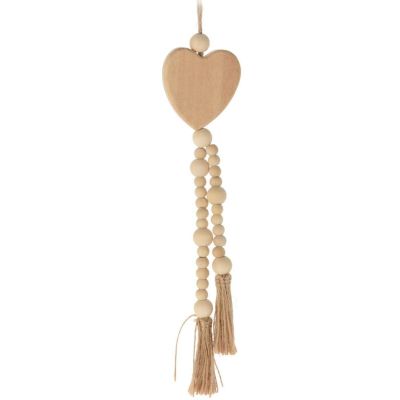 5. DECORATIVE PENDANT BOHO ECO NATURE WOODEN HEART