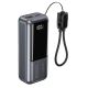GEMBIRD POWERBANK 10000mAh, LCD DISPLAY, 20W FAST CHARGING, GRAY