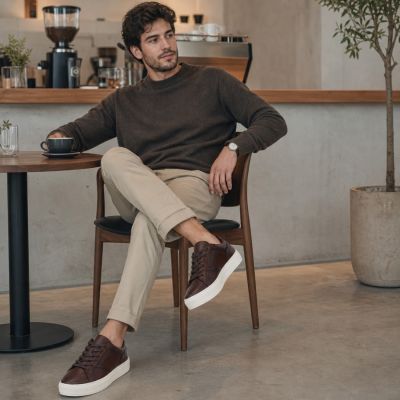 5. Men's brown shoes Vanhorn 18301