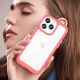 7. Outer Space Case iPhone 14 Pro hard cover with a gel frame red