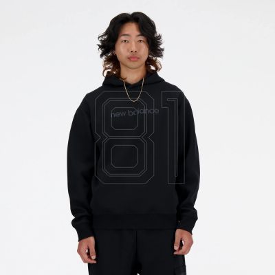 5. New Balance Hooded Sweatshirt Ssifted Graphic Hoodie M MT41571BK
