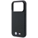 6. BMW M Carbon Metal Logo MagSafe Case for iPhone 17 Pro / 18 Pro - Black