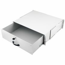 19" drawer equipment for 3U server cabinets, lockable (EZD-3-G)