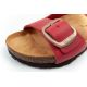 5. Bio Bio Women's slippers, profiled flip-flops, natural leather