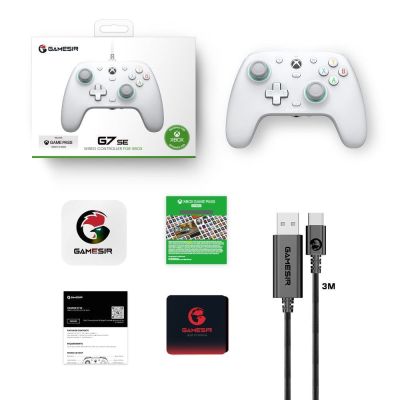 7. GameSir G7 SE White USB Gamepad Analog/Digital Xbox One, Xbox Series S, Xbox Series X
