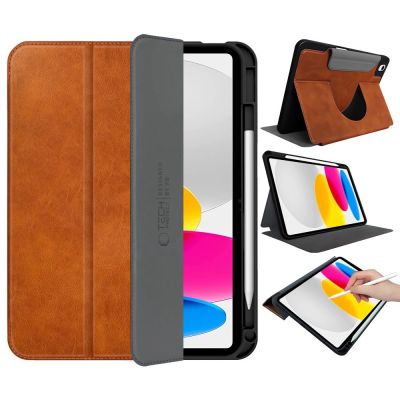 5. Tech-Protect Fleece Case for iPad 10.9” 10 / 2022 / 11” 11 / 2025 - Brown