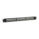 equip Pro - Patch panel - CAT 6a - RJ-45 X 24 - 1U - 48.3 cm (19")