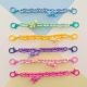 6. Color Chain (rope) colorful chain phone holder pendant for backpack wallet yellow