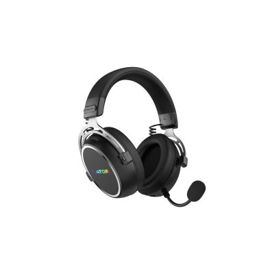 2. HATOR Hypergang 3 Wireless Headset Wireless Headband Gaming USB Type-C / USB Type-A Bluetooth Black