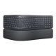 7. Logitech ERGO K860 for Business Keyboard Office Bluetooth German Graphite