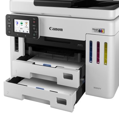 4. Canon MAXIFY GX 7150 Printer, Inkjet, Color Printing, 600 x 1200 DPI, A4, Direct Print, White