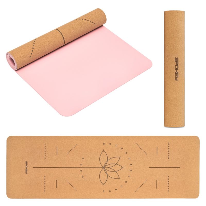 2. Spokey SAVASANA Cork Fitness Mat for Exercise and Yoga