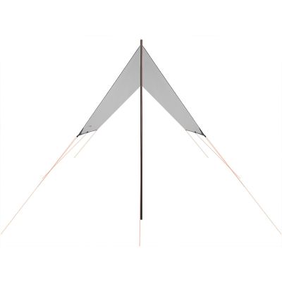 12. TENT ROOF SUN SAIL WITH POLES 3X4X2.4M