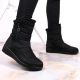 11. Insulated snow boots with a zipper NEWS W EVE377A black