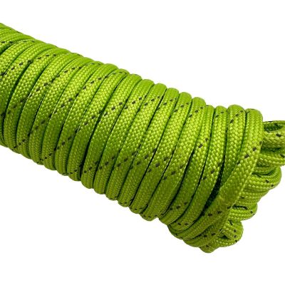 6. REFLECTIVE TRAVEL ROPE 15M GREEN REDCLIFFS