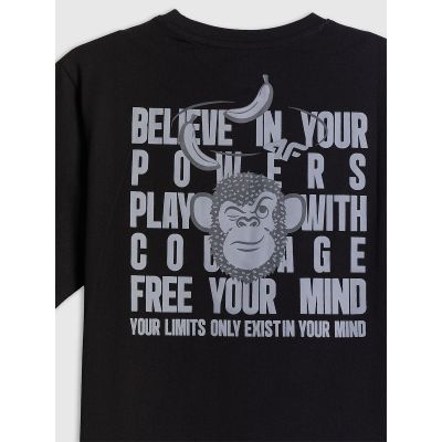 5. Boy's loose T-shirt with print 4FJRSS26TTSHM4276-20S