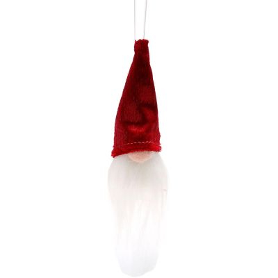 9. DECORATIVE PENDANT SANTA CLAUS 11CM RED