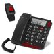 6. amplicomms BigTel 50 Alarm Plus Analog Phone Caller Name and ID Dark Gray