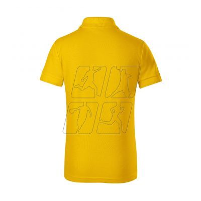 3. Malfini Pique Polo Free Jr polo shirt MLI-F2204 yellow