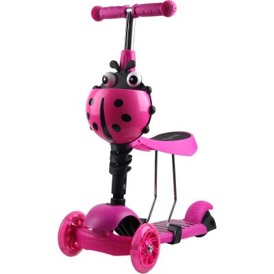 13. BALANCE SCOOTER 3IN1 ENERO BIEDRONKA PINK