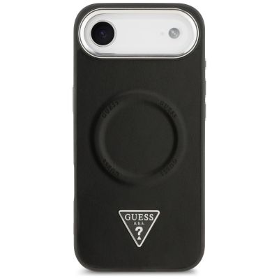 3. Guess Triangle Logo MagSafe Case for iPhone Air - Black