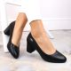 31. Sergio Leone W SK314A black decorative block heel pumps