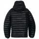 2. GLOVII Heated Men’s Hooded Jacket, Insulated with Synthetic Down, XL, Black, Battery, Charger and Storage Bag, GTMBXL