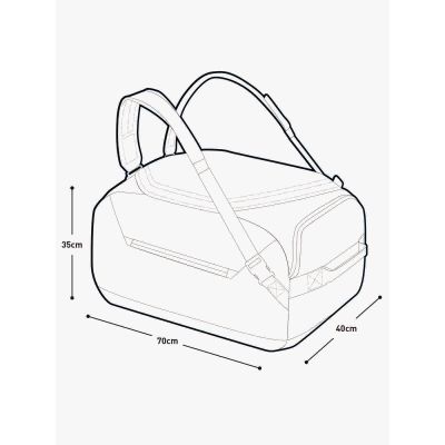 6. EVOC Duffle Bag 100 dark olive - black