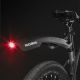 5. Rockbros DNB8001BK Mudguard with Red LED Light - Black