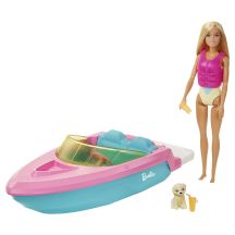 Barbie Motorboat + Doll GRG30 MATTEL