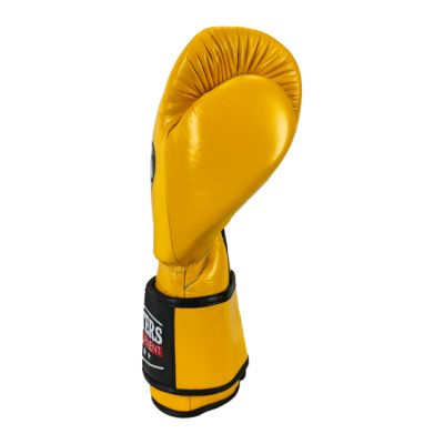7. RBT-MEX Leather Boxing Gloves 12 oz Yellow
