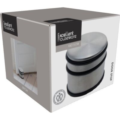 3. DOOR STOPPER 9CM SILVER