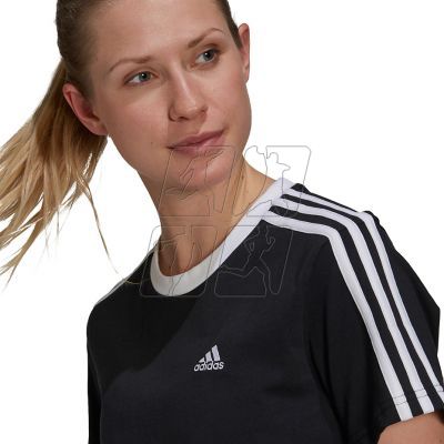 12. Adidas Essentials 3-Stripes W GS1379 Tee