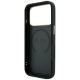 7. Guess Stripe Peony 4G Logo MagSafe Case for iPhone 17 Pro Max / 18 Pro Max - Black