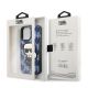 8. Karl Lagerfeld KLHCP13XPMNIKBL iPhone 13 Pro Max 6.7" hardcase blue/blue Monogram Ikonik Patch
