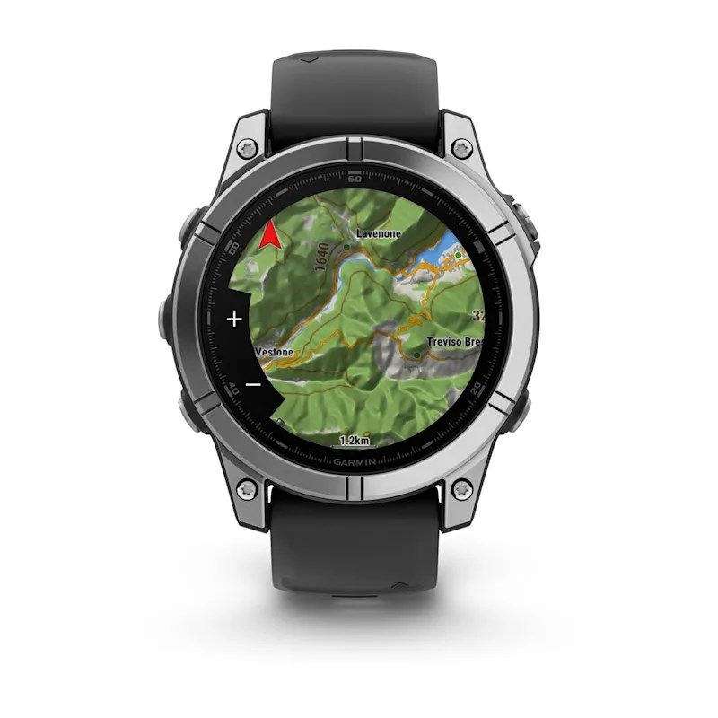 3. Garmin Fenix E stainless steel watch 010-03025-00